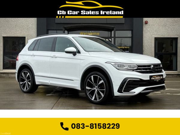 Volkswagen Tiguan Estate, Petrol Hybrid, 2022, White