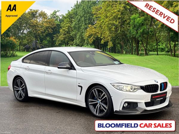 BMW 4-Series Saloon, Petrol, 2017, White