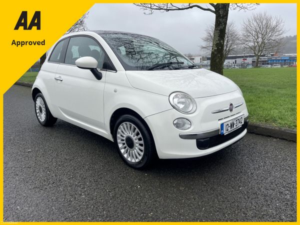 Fiat 500 Hatchback, Petrol, 2012, White