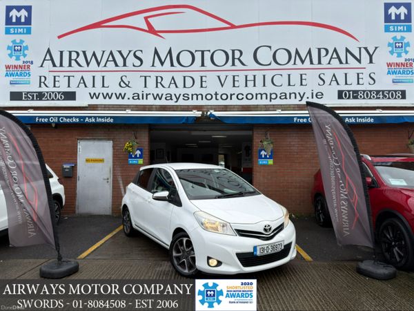 Toyota Yaris Hatchback, Petrol, 2013, White