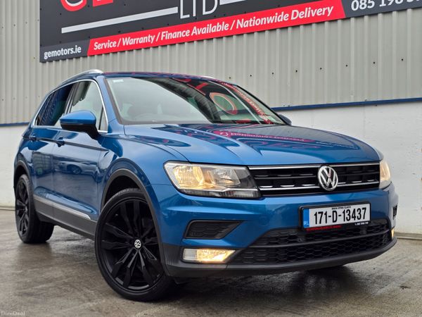 Volkswagen Tiguan SUV, Diesel, 2017, Blue