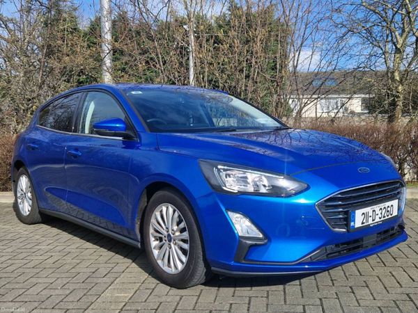 Ford Focus Hatchback, Petrol Hybrid, 2021, Blue