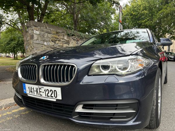 BMW 5-Series Saloon, Diesel, 2014, Blue