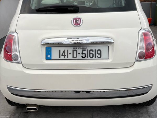 Fiat 500 Hatchback, Petrol, 2014, White