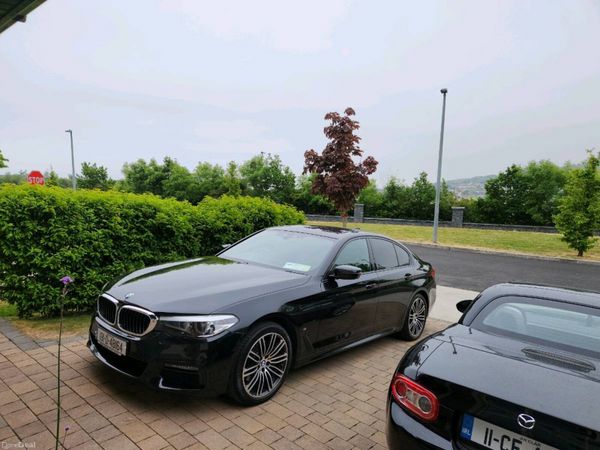 BMW 5-Series Saloon, Petrol Plug-in Hybrid, 2019, Black