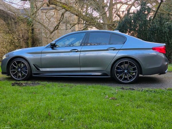BMW 5-Series Saloon, Diesel, 2017, Blue