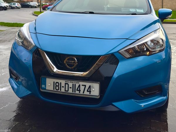 Nissan Micra Hatchback, Petrol, 2018, Blue