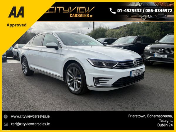 Volkswagen Passat Saloon, Petrol Plug-in Hybrid, 2017, White