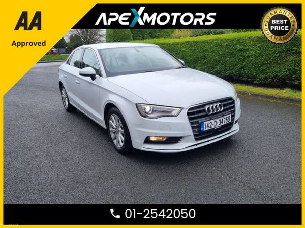 Audi A3 Saloon, Petrol, 2014, White
