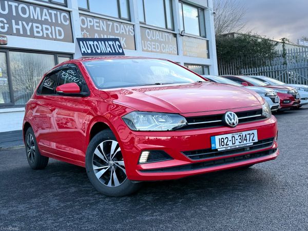 Volkswagen Polo Hatchback, Petrol, 2018, Red