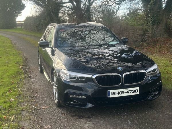 BMW 5-Series Estate, Diesel, 2018, Black