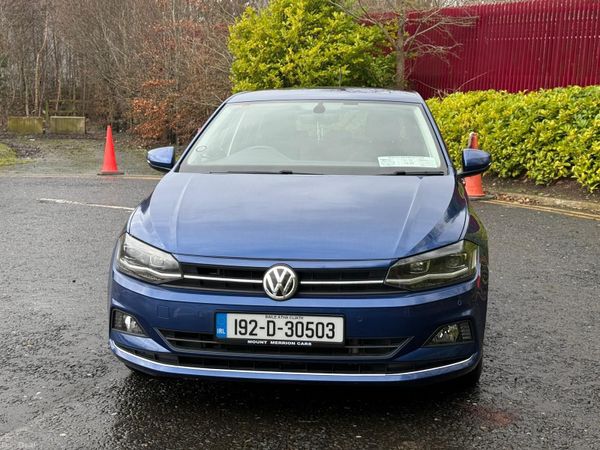 Volkswagen Polo Hatchback, Petrol, 2019, Blue