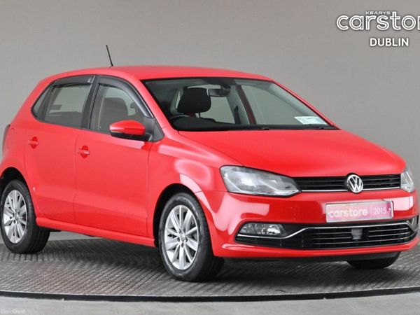 Volkswagen Polo Hatchback, Petrol, 2015, Red