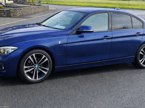 BMW 3-Series Saloon, Petrol Plug-in Hybrid, 2018, Blue