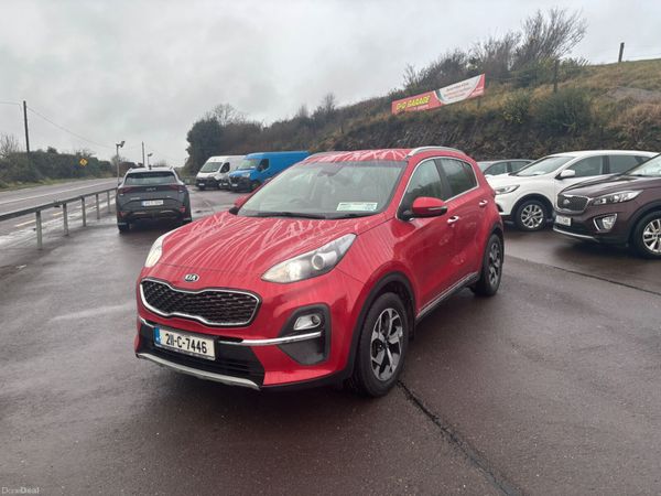 Kia Sportage SUV, Diesel Hybrid, 2021, Red