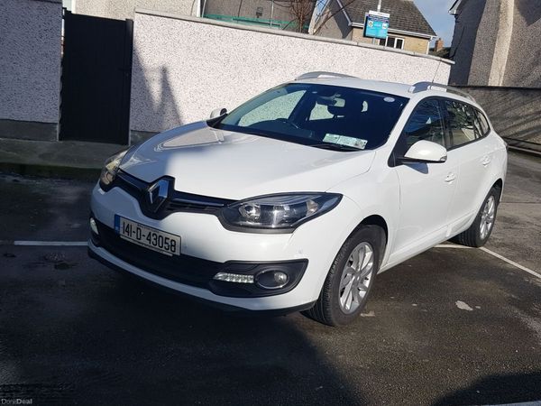 Renault Megane Estate, Diesel, 2014, White