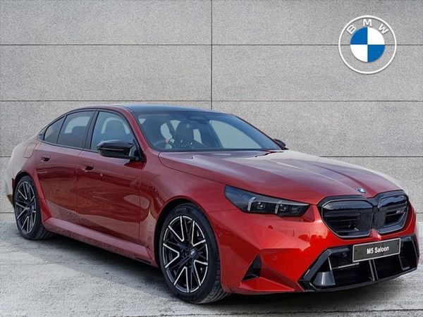 BMW M5 Saloon, Petrol Plug-in Hybrid, 2026, Red