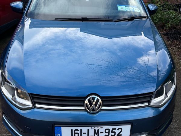Volkswagen Polo Hatchback, Petrol, 2016, Blue