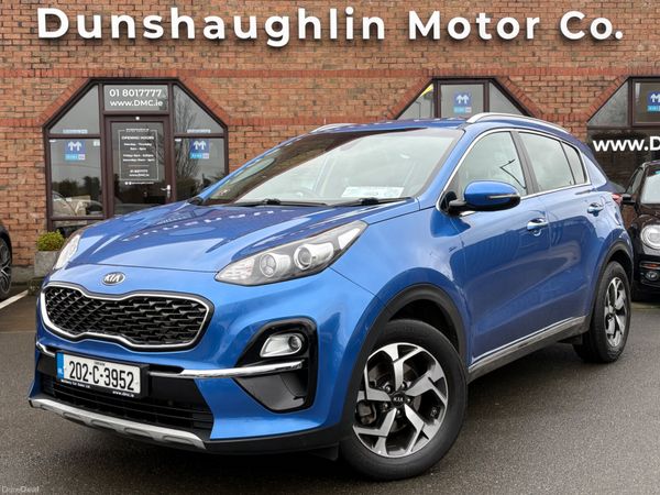 Kia Sportage SUV, Diesel Hybrid, 2020, Blue