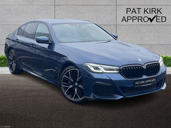 BMW 5-Series Saloon, Diesel, 2022, Blue