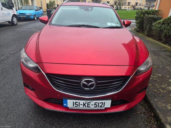 Mazda Mazda6 Estate, Diesel, 2015, Red