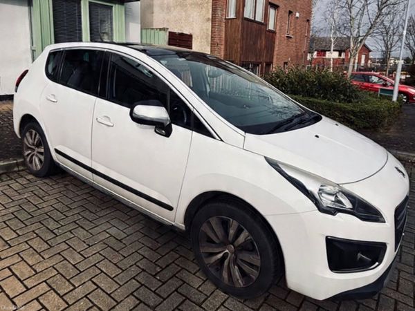 Peugeot 3008 SUV, Petrol, 2016, White