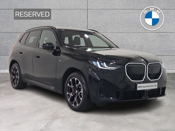 BMW X3 SUV, Petrol Plug-in Hybrid, 2025, Black