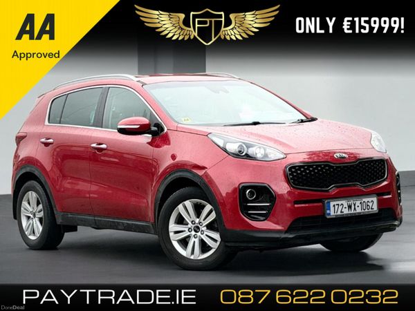 Kia Sportage SUV, Diesel, 2017, Red