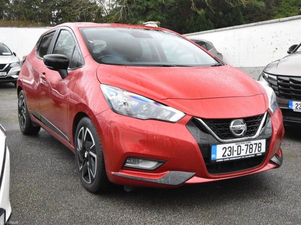 Nissan Micra Hatchback, Petrol, 2023, Red
