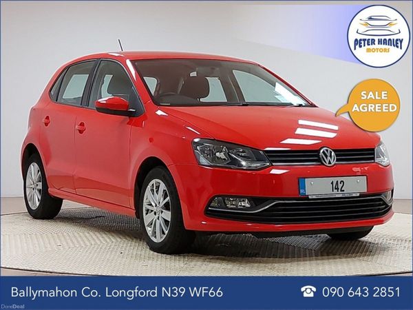 Volkswagen Polo Hatchback, Petrol, 2014, Red