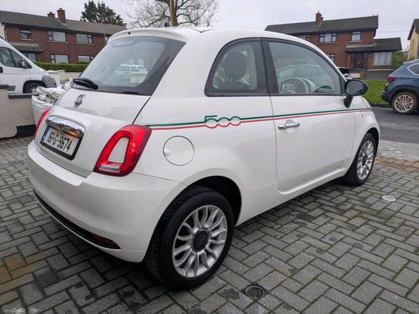 Fiat 500 Hatchback, Petrol, 2016, White