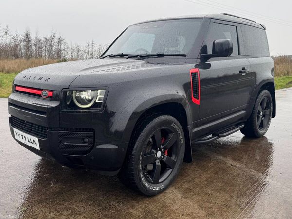 Land Rover Defender SUV, Diesel Hybrid, 2022, Black