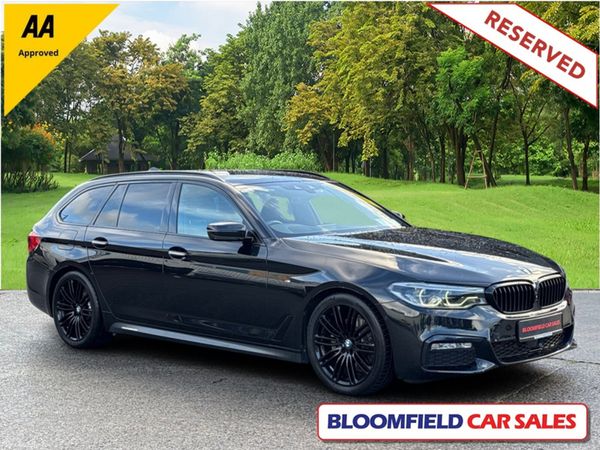 BMW 5-Series Estate, Diesel, 2018, Black