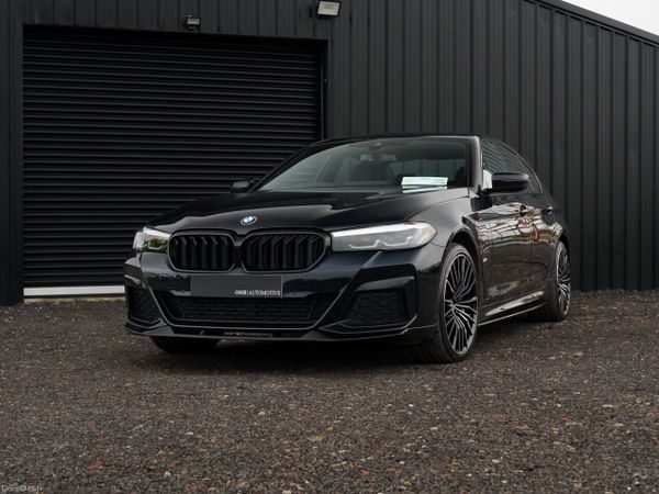 BMW 5-Series Saloon, Petrol Plug-in Hybrid, 2021, Black