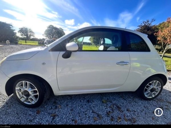 Fiat 500 Hatchback, Petrol, 2011, White
