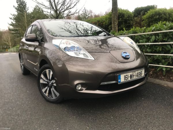 Nissan Leaf Hatchback, Electric, 2016, Brown