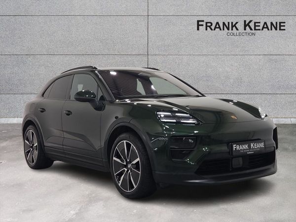 Porsche Macan SUV, Electric, 2025, Green