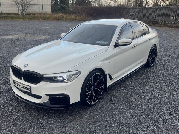 BMW 5-Series Saloon, Diesel, 2017, White