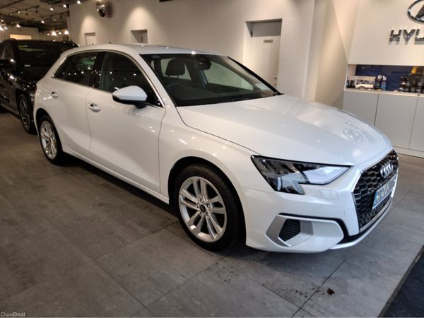 Audi A3 Hatchback, Petrol Plug-in Hybrid, 2023, White