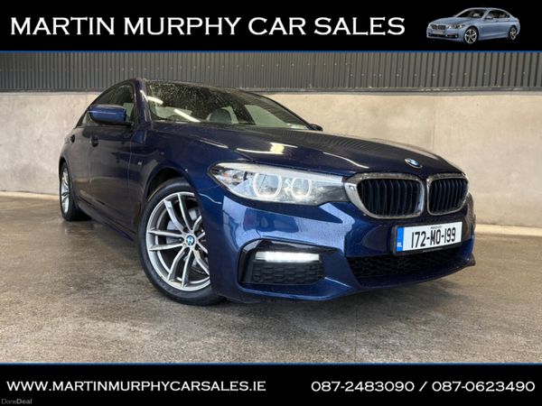 BMW 5-Series Saloon, Diesel, 2017, Blue