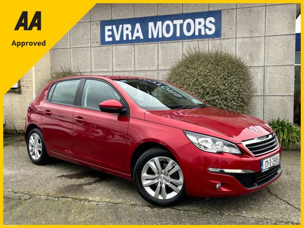 Peugeot 308 Hatchback, Petrol, 2017, Red