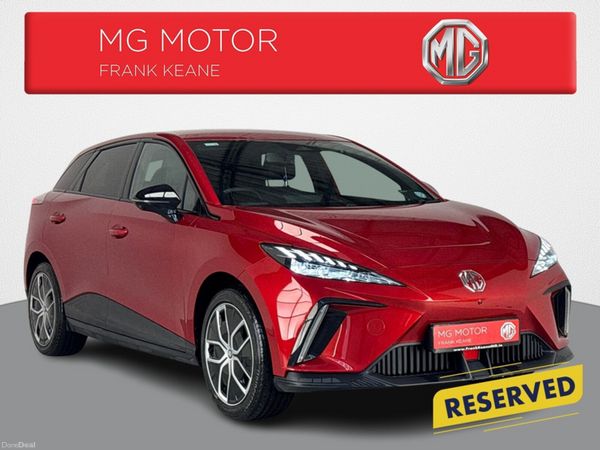 MG MG4 Hatchback, Electric, 2024, Red