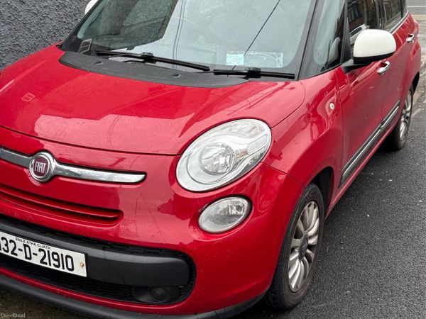 Fiat 500L MPV, Diesel, 2013, Red