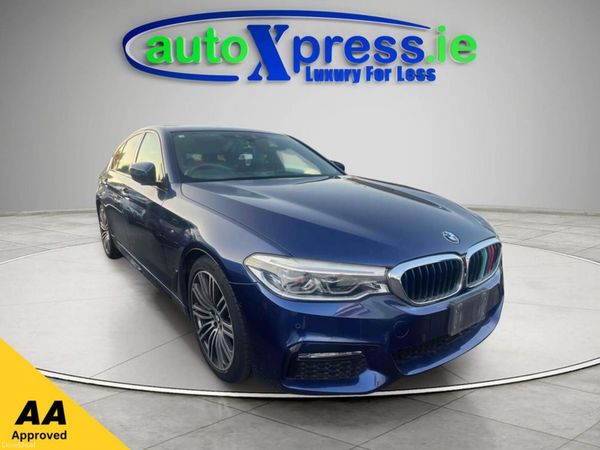 BMW 5-Series Saloon, Diesel, 2018, Blue