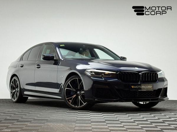 BMW 5-Series Saloon, Petrol Plug-in Hybrid, 2021, Black