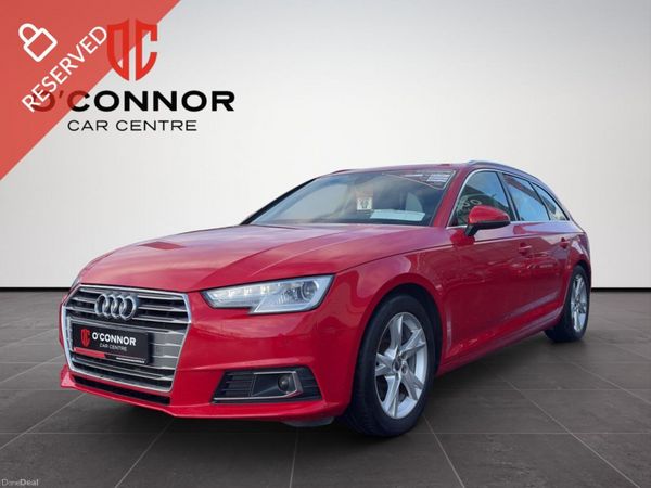 Audi A4 Estate, Petrol, 2017, Red