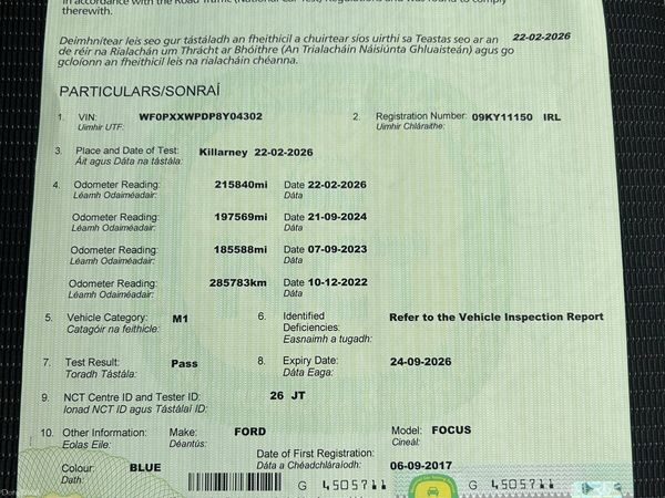 Ford Focus Hatchback, Diesel, 2009, Blue