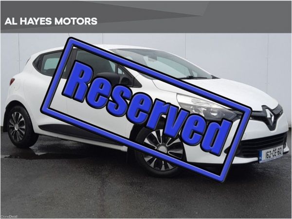 Renault Clio Hatchback, Petrol, 2016, White