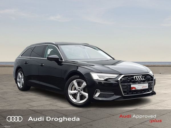 Audi A6 Estate, Petrol Plug-in Hybrid, 2023, Black