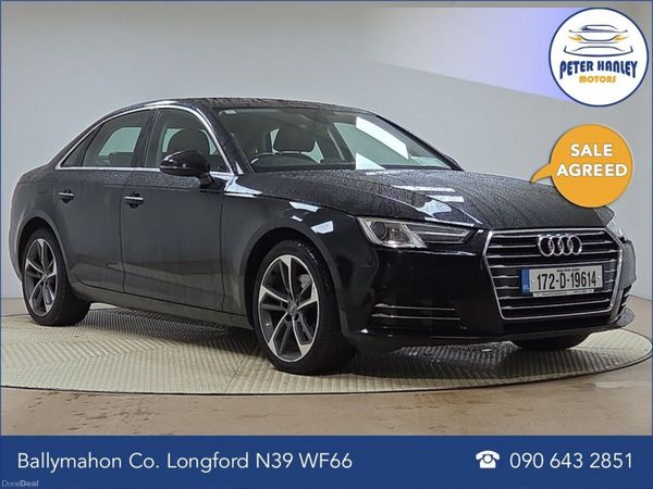 Audi A4 Saloon, Diesel, 2017, Black
